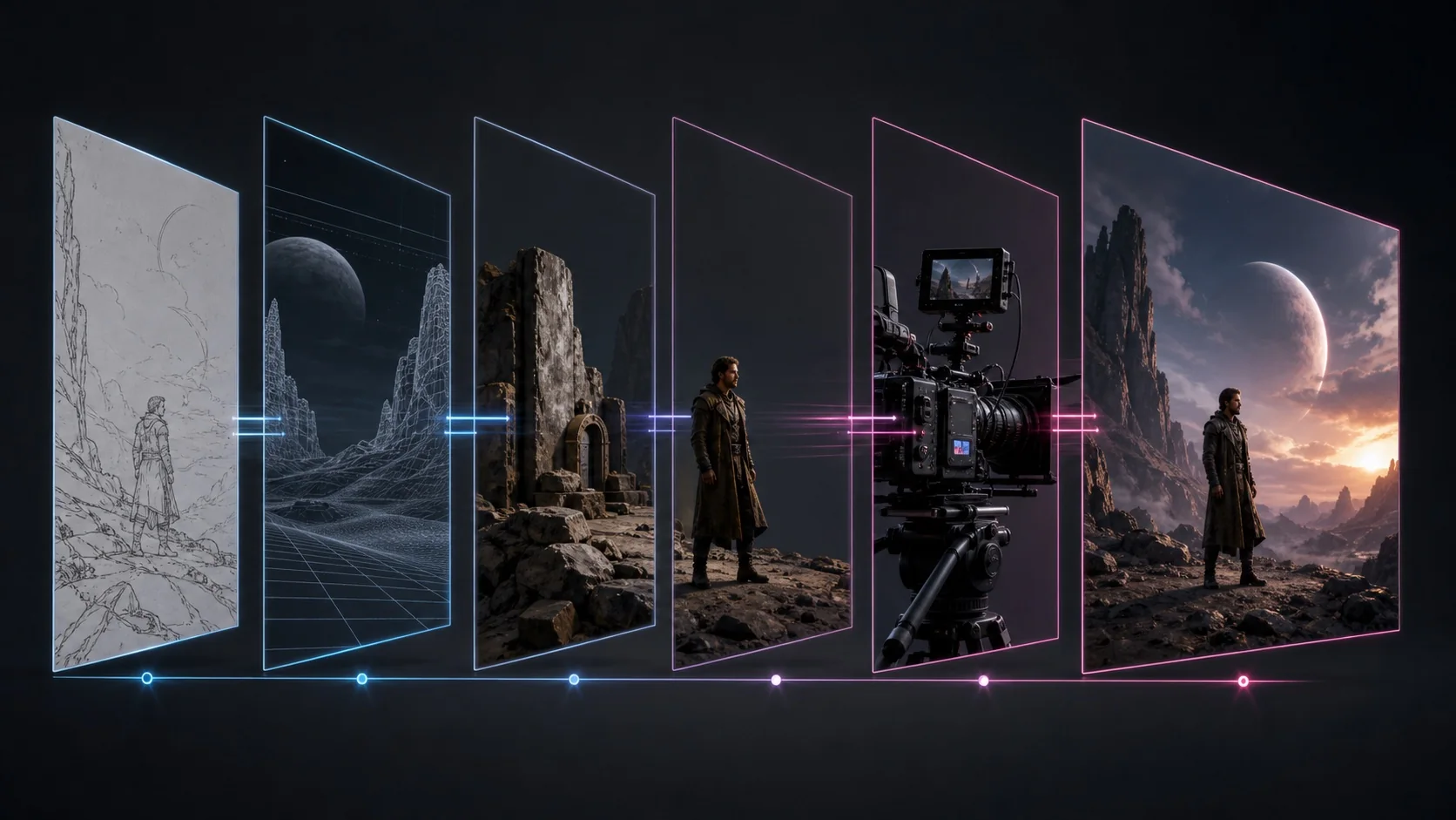 Camadas criativas do storytelling em produção virtual